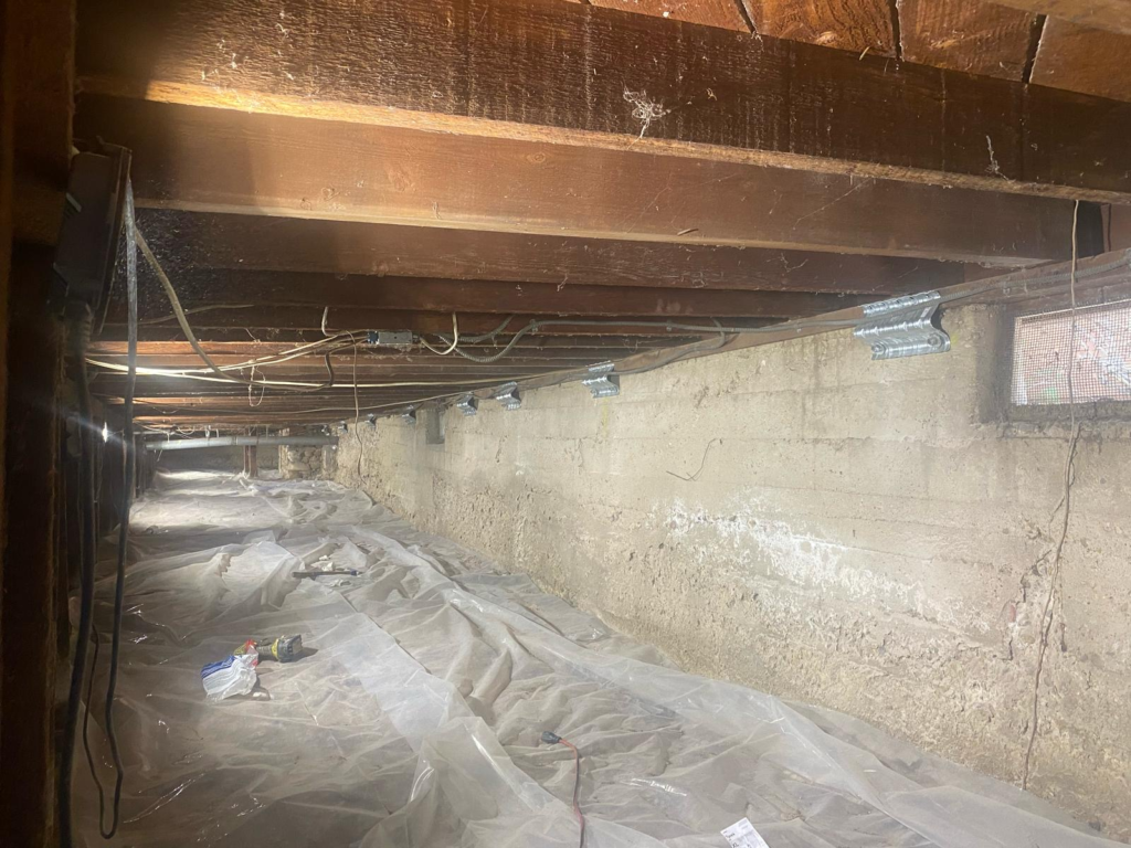 Foundation bolting strengthening the connection between a San Diego home and its concrete foundation for earthquake protection