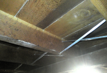 Crawlspace Support Repair in San Diego Structural support repair completed inside a raised-foundation crawlspace in San Diego
